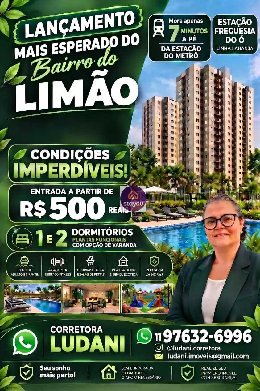 LANÇAMENTO BAIRRO DO LIMÃO