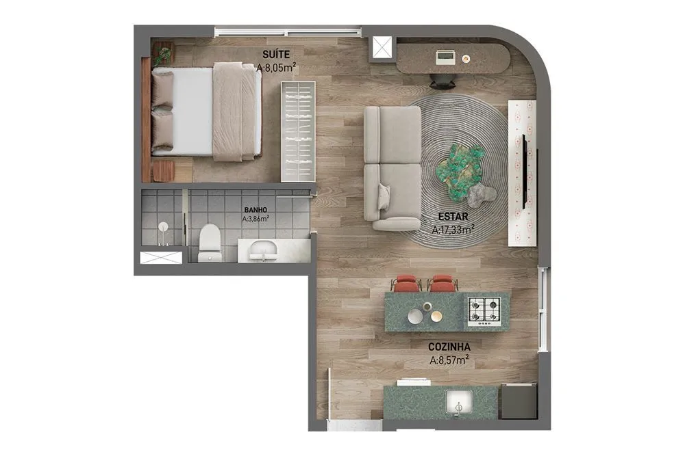 MDVTDS 287 Apto 610221004-8 - REMAX Donno Exclusividades — foto 3