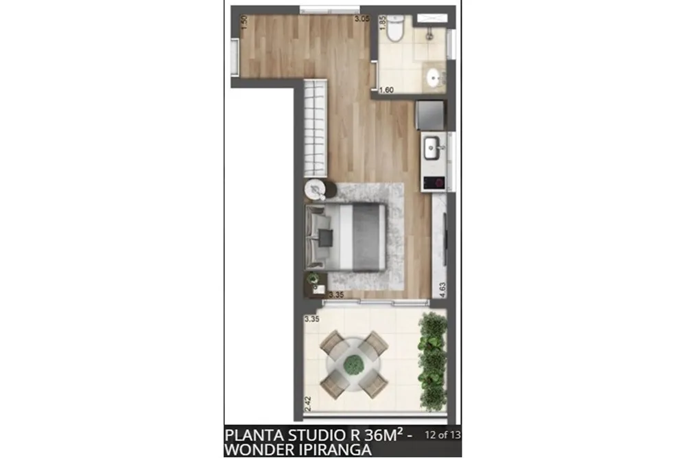 IEL 102 Apto 601971051-16 - REMAX Empire Exclusividades — foto 2