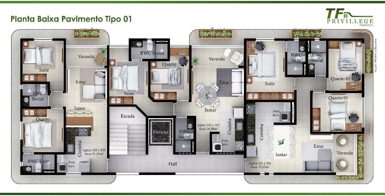 TF Privillege Residence - TF Construtora — foto 3
