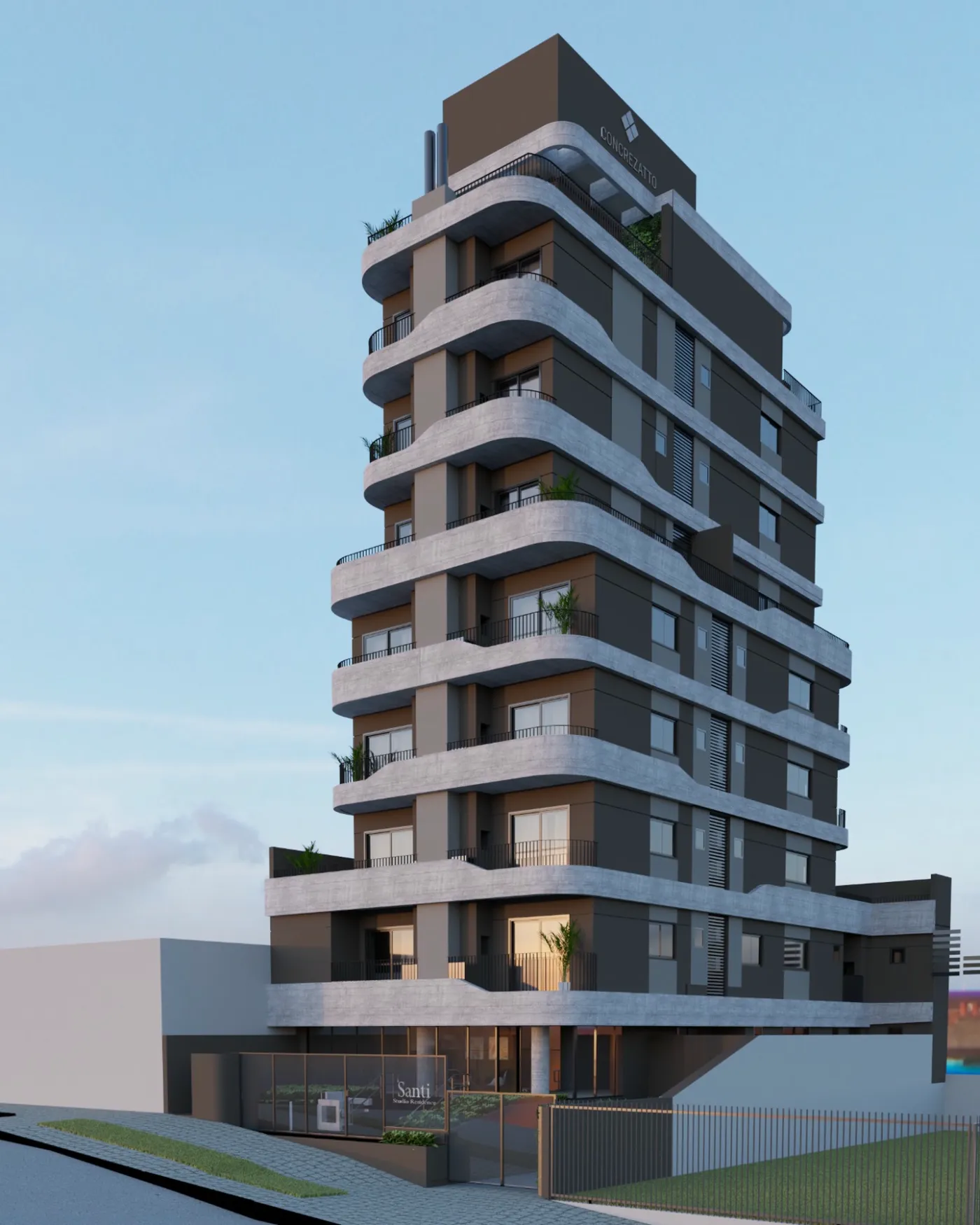 Santi Studio Residence - Concrezatto Construtora — foto 2