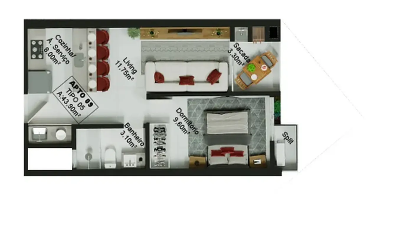 Paradise Home Flats - LSC Construtora — foto 2