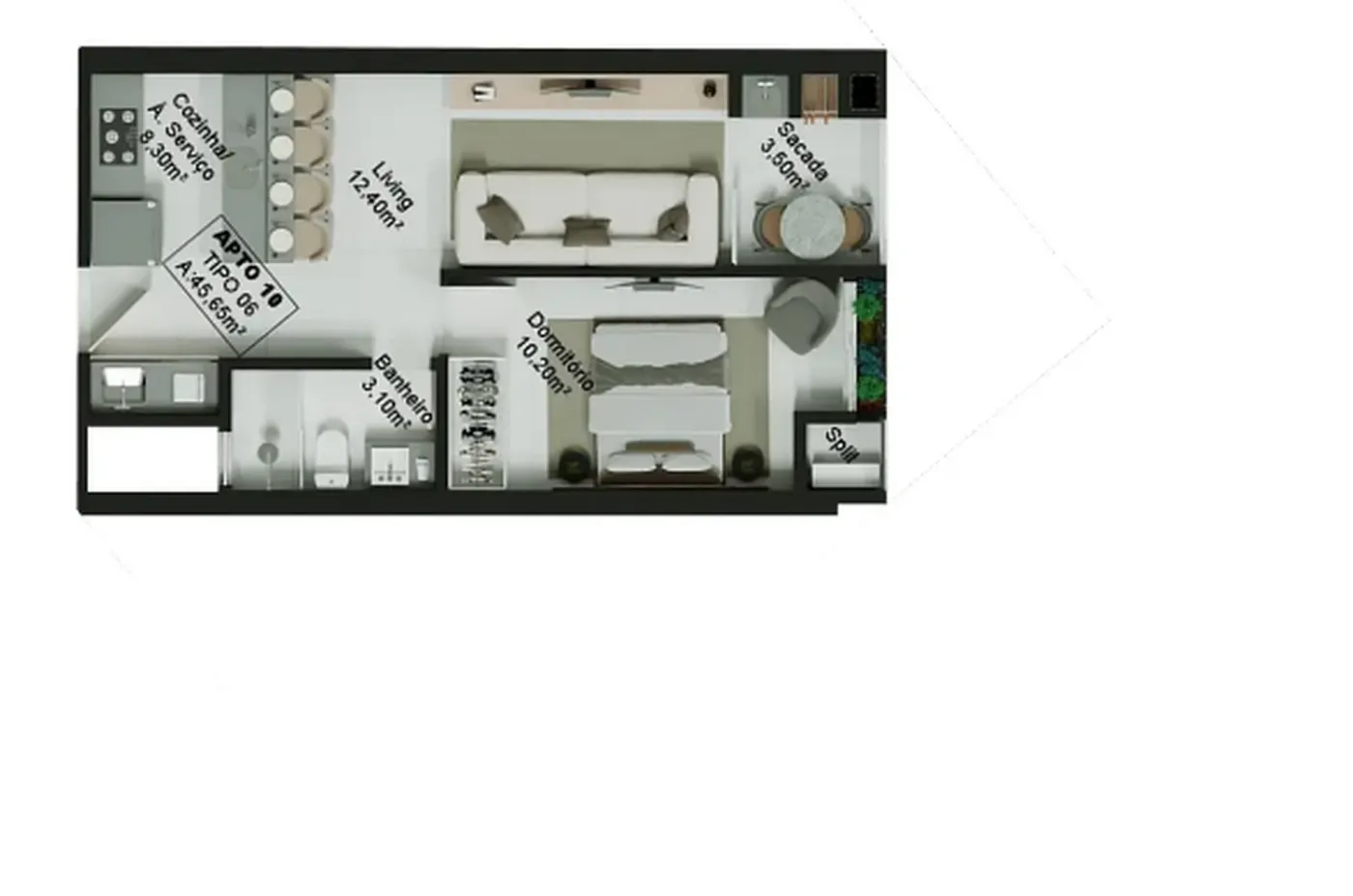 Paradise Home Flats - LSC Construtora — foto 3