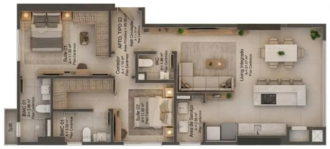 Barcelona Residence - AGV Selent Construtora e Incorporadora — foto 3