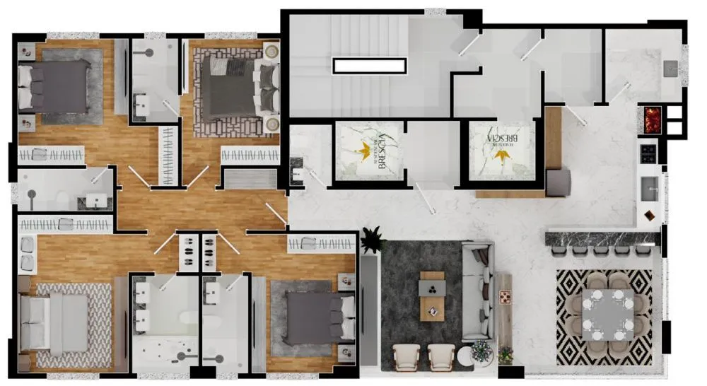 Residencial Brescia - Rosada — foto 4