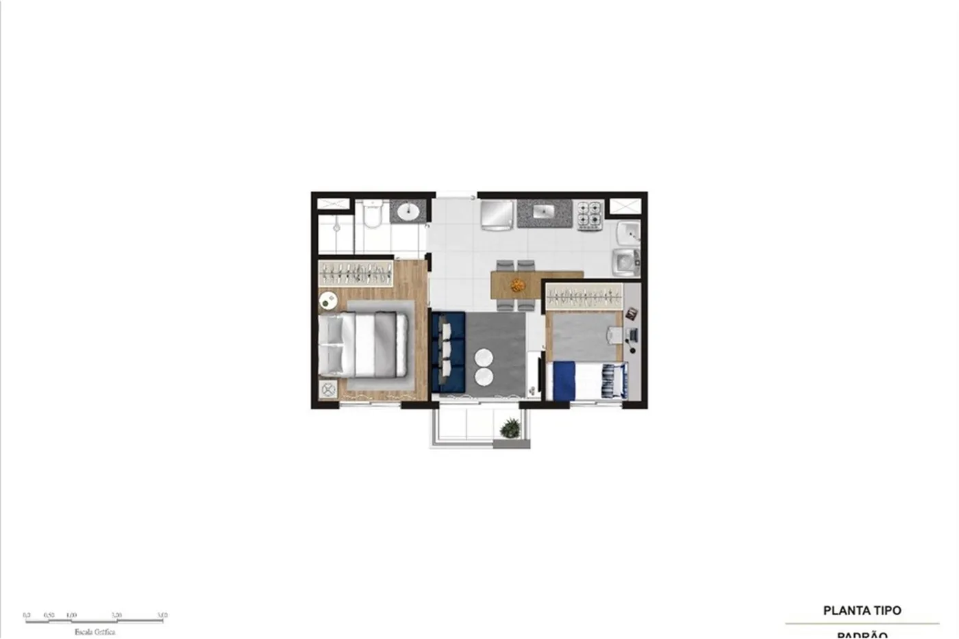 JMSGS 154 Apto 601081013-37 - REMAX Lepex Exclusividades — foto 3