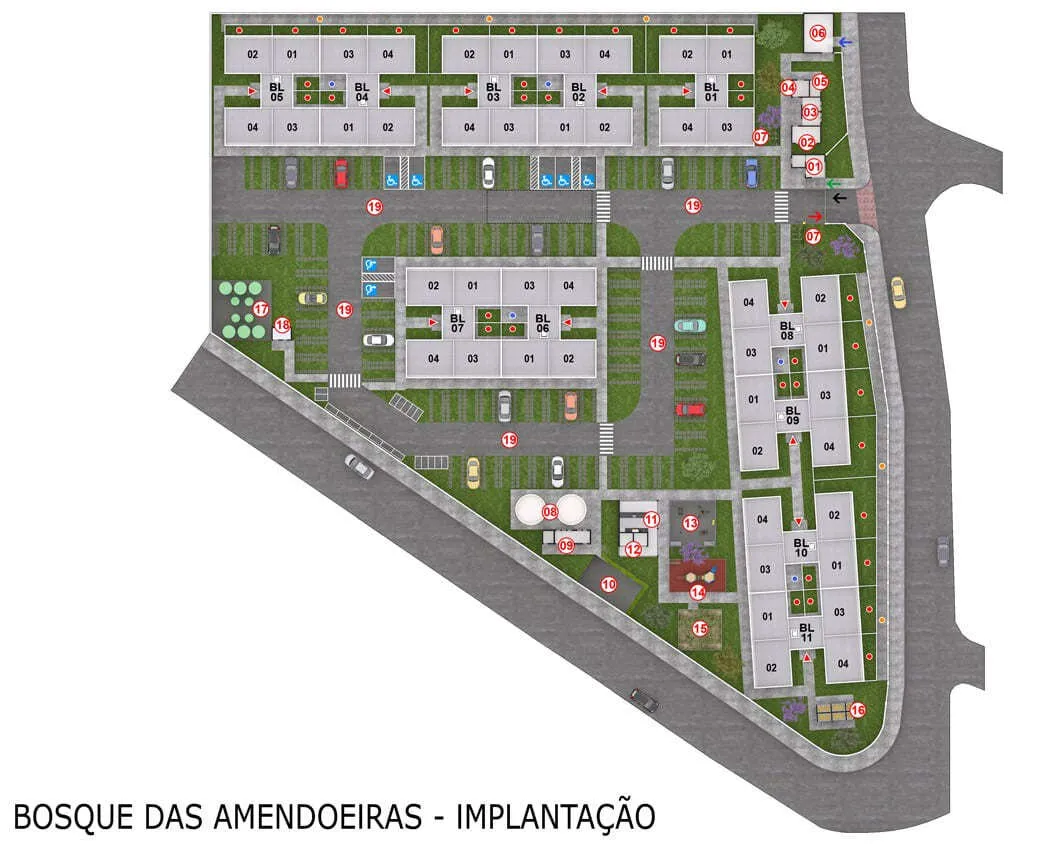Bosque das Amendoeiras - Fase 1 Bosque das Amendoeiras - Fase 1