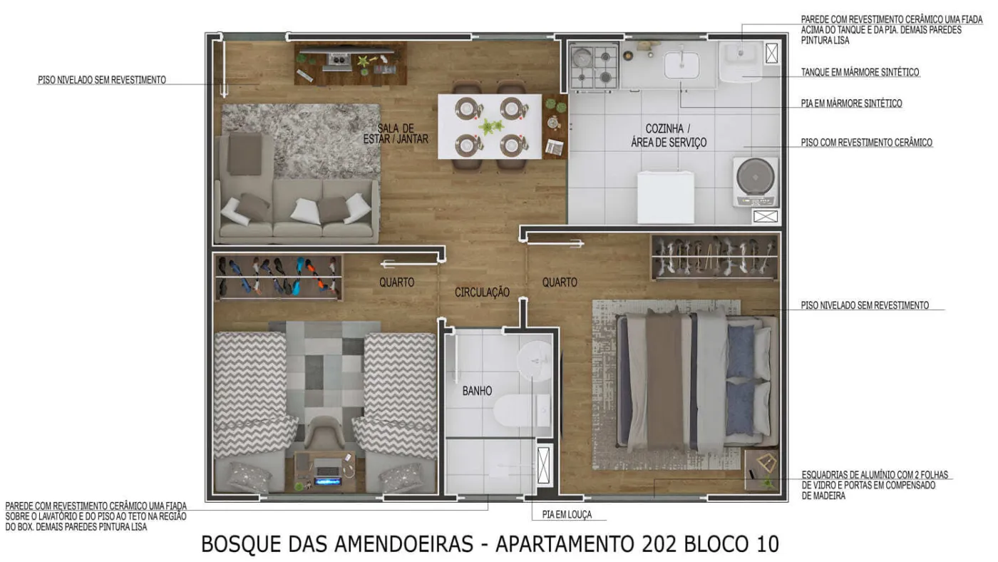 Bosque das Amendoeiras - Fase 1 Bosque das Amendoeiras - Fase 1