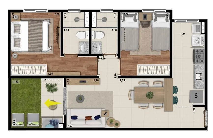 Una Mansões - Vitta Residencial SP Interior