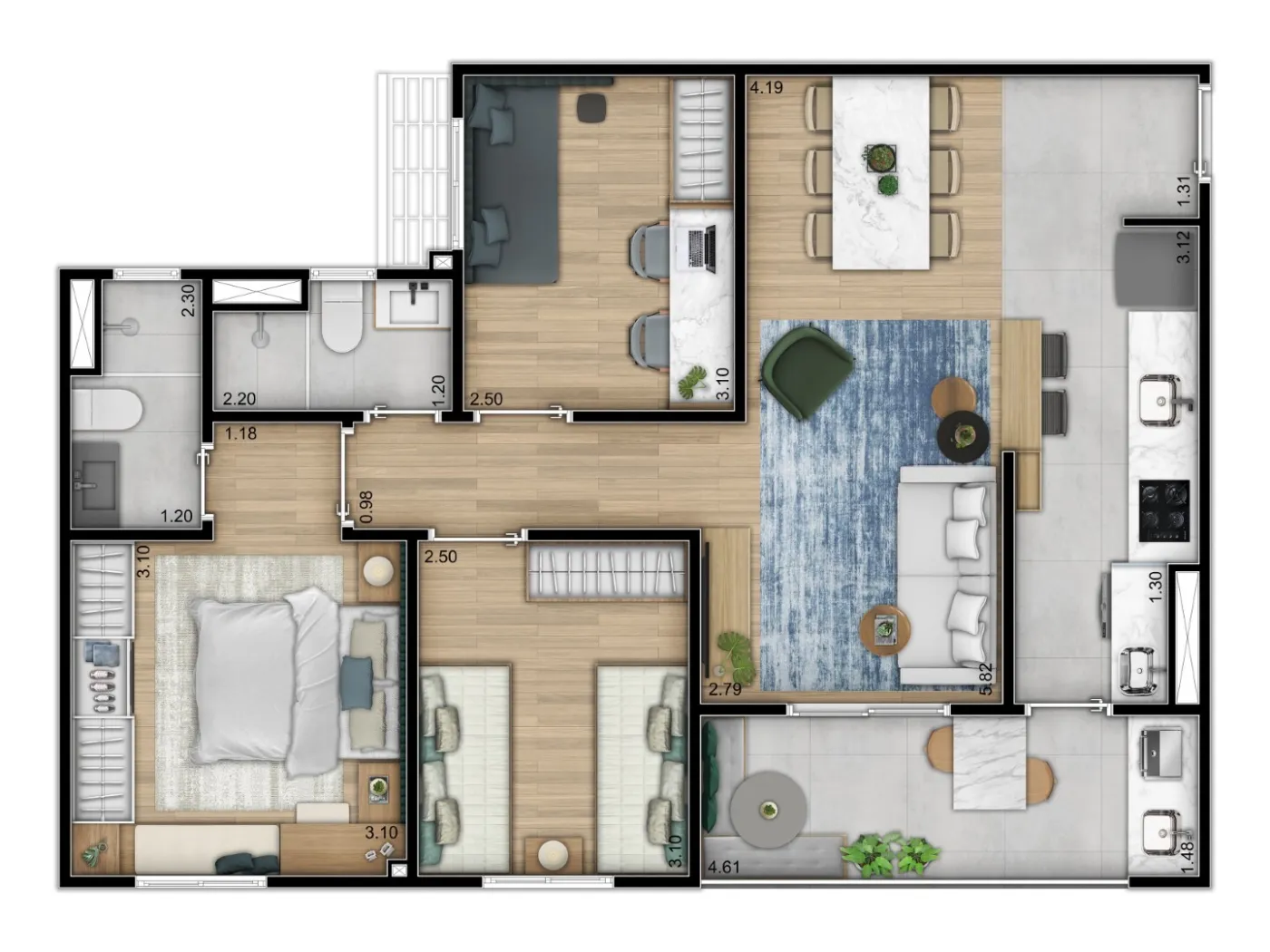 Algarve Residencial - Riva SP Interior