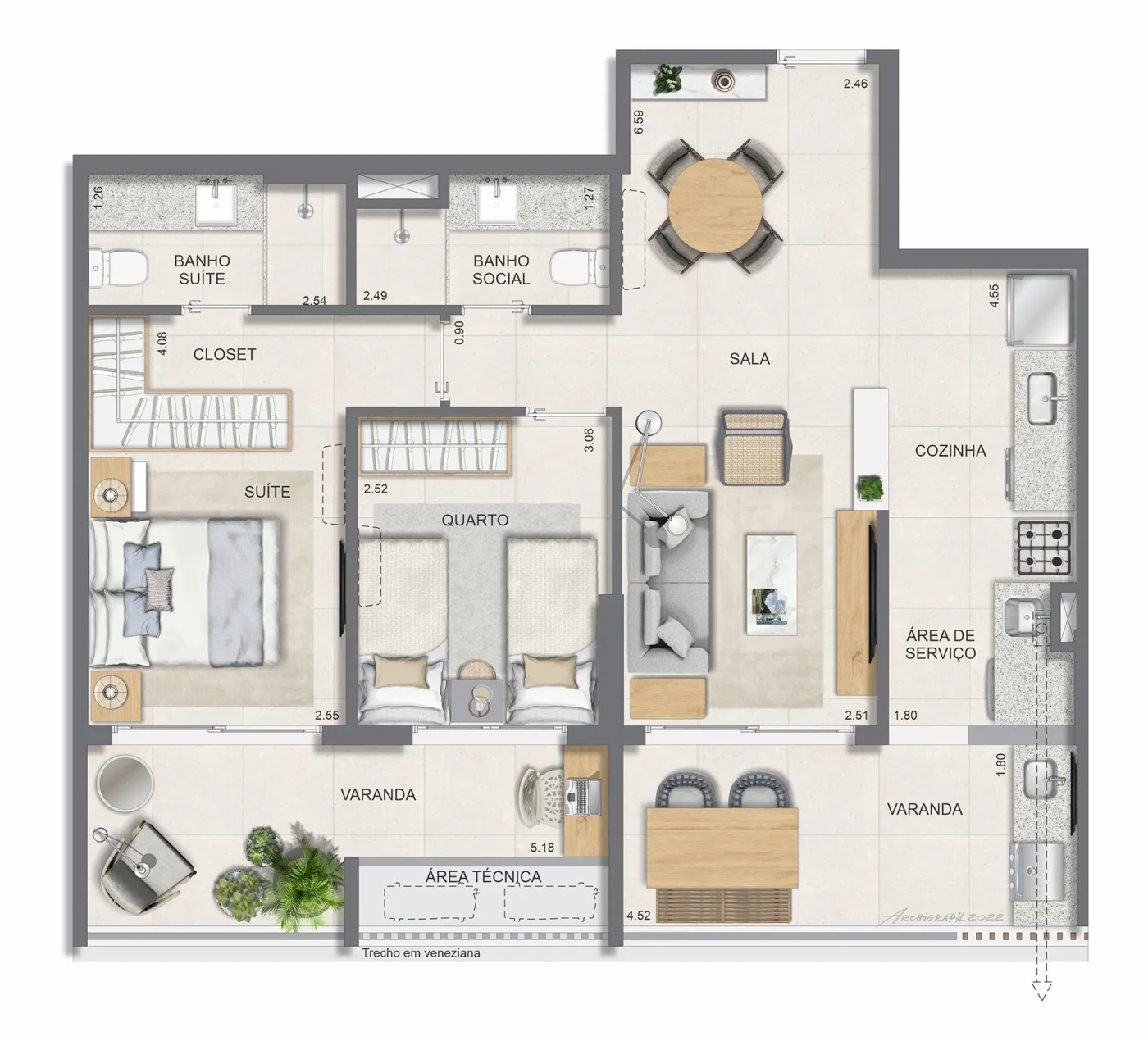 Glória Residencial Contemporâneo - Opportunity