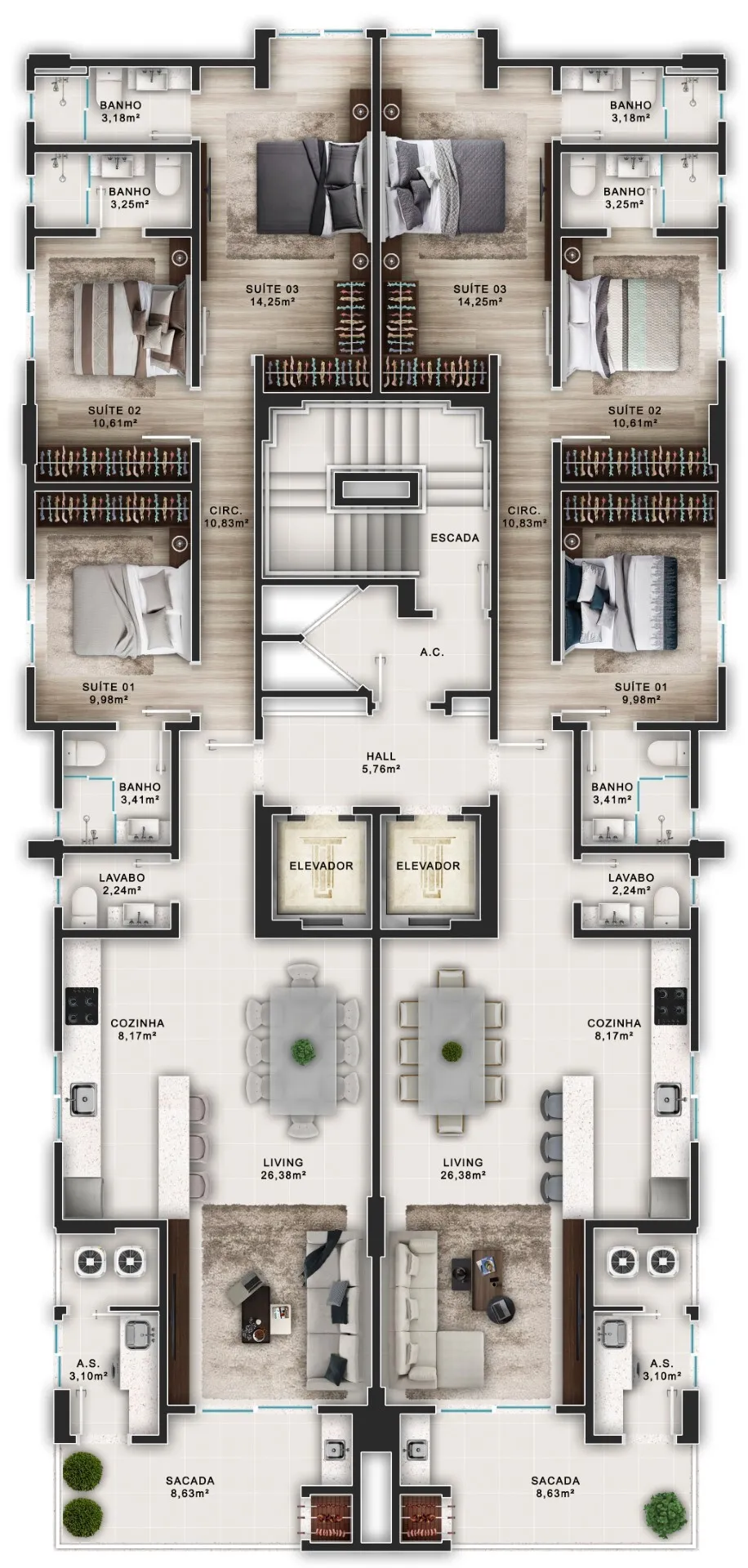 Izas Home - Anel Construtora Izas Home - Anel Construtora