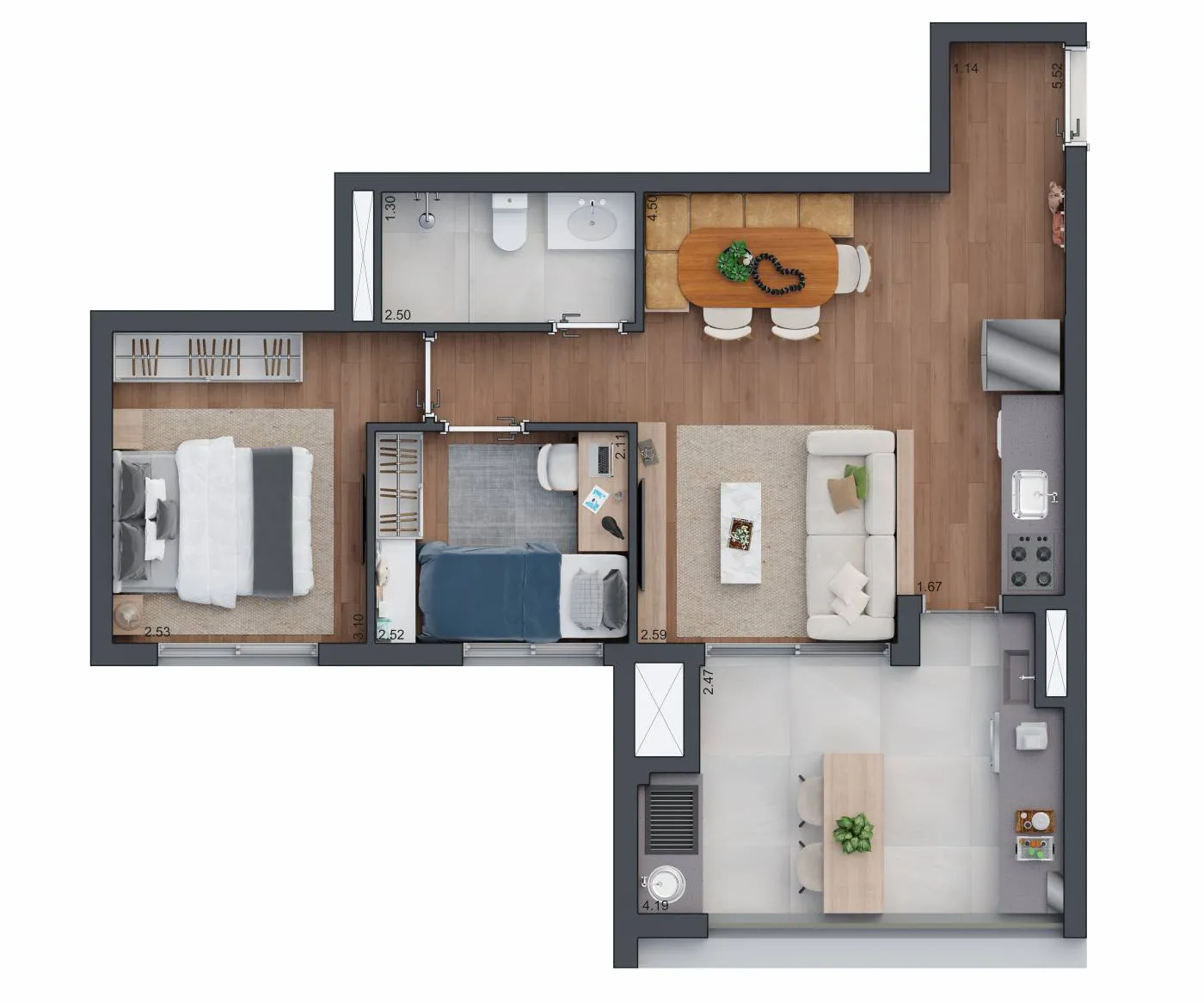 Zeit Brooklin - Residencial