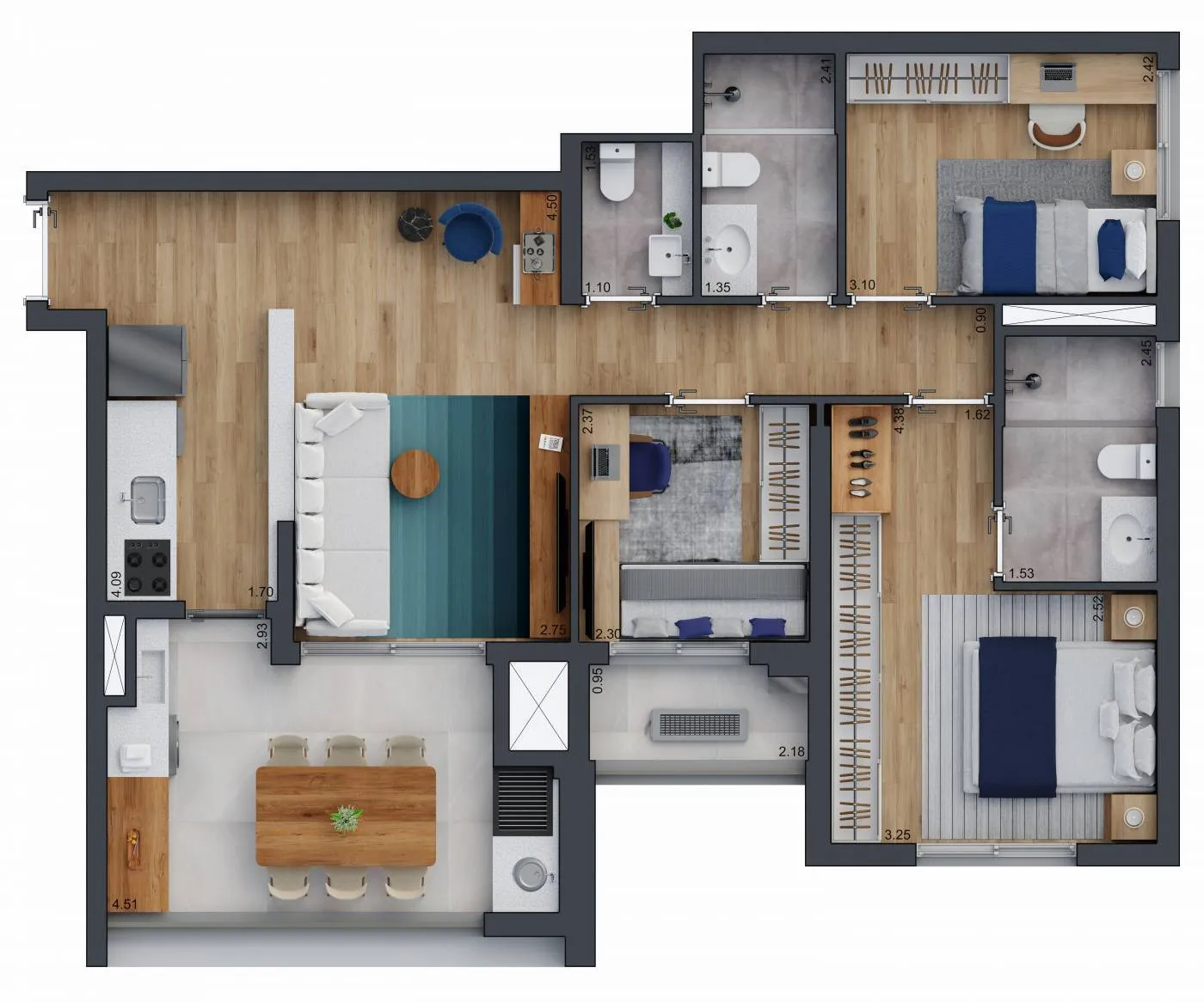 Zeit Brooklin - Residencial