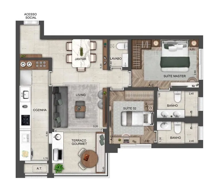 Ledge Brooklin - Residencial