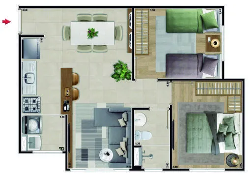 Olinda Ellis Residencial Jerivá - Fase 2