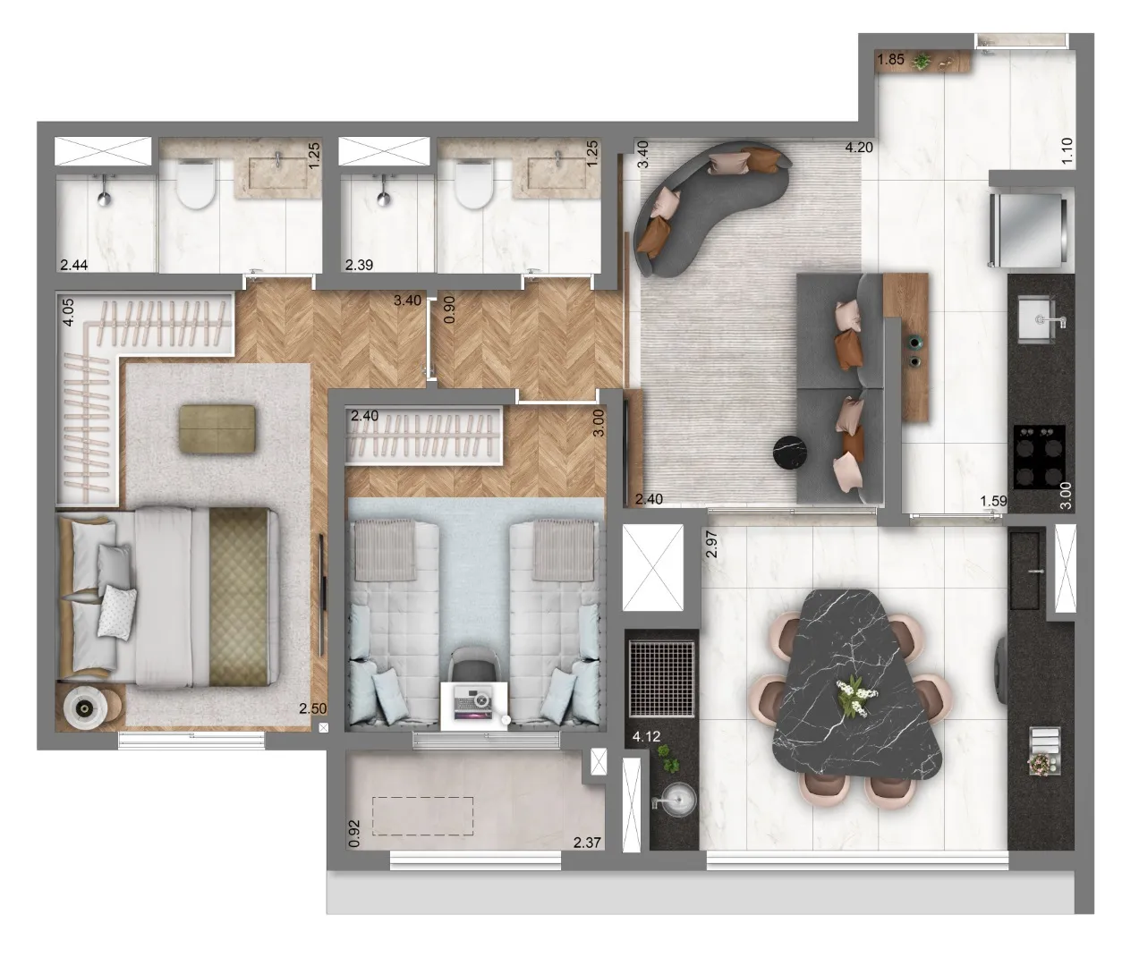 Living Address Alto do Ipiranga - Living SP