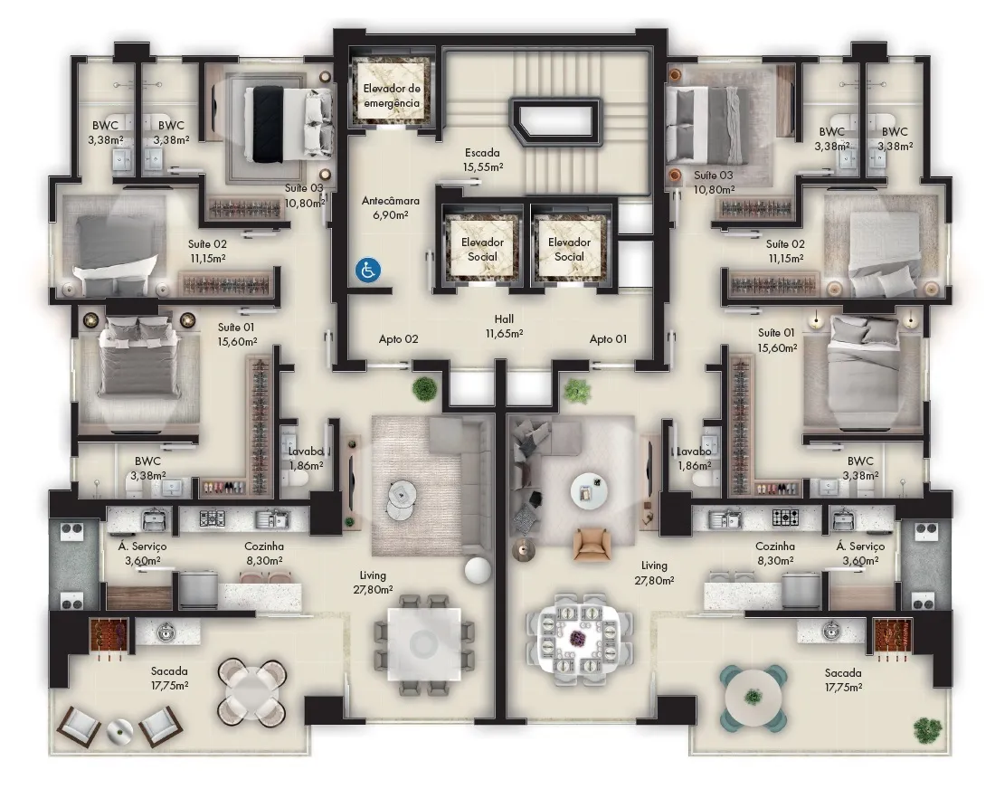 Diamante Residence - Branco Empreendimentos