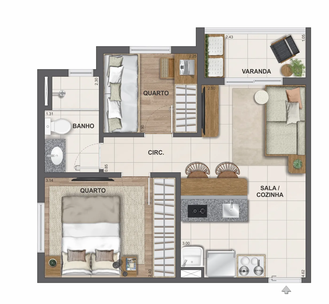 BeOn Porto Residencial - Riva RJ