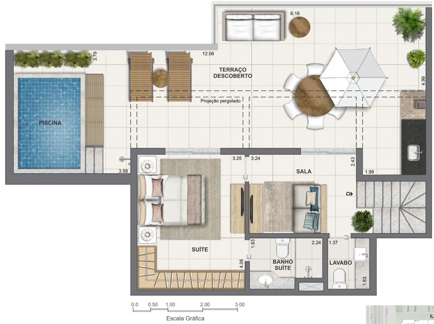Kauai Pontal Oceânico - Residencial