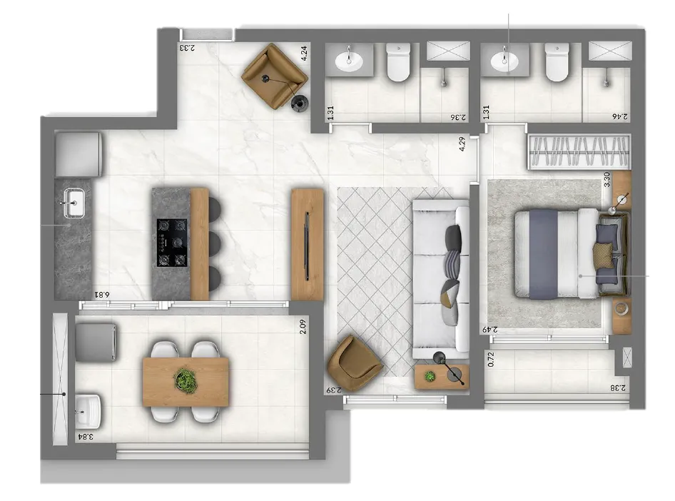 Trinity Vila Clementino Home - MPD SP