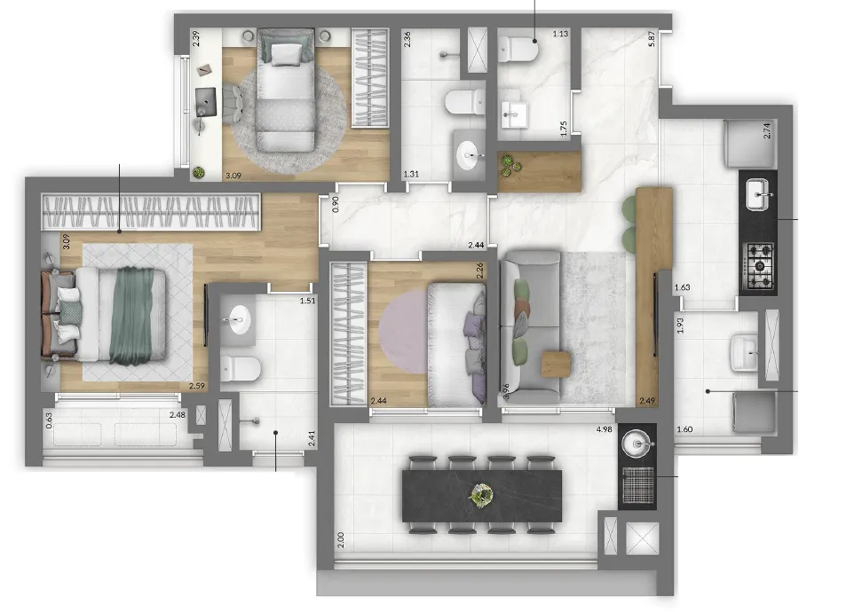 Trinity Vila Clementino Home - MPD SP