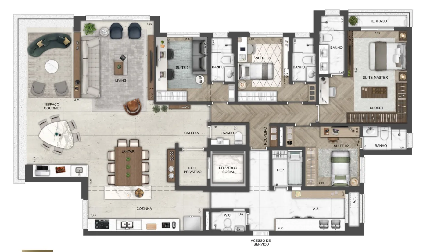 Terraro Vila Romana - Residencial
