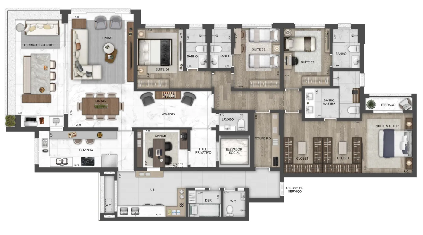 Terraro Vila Romana - Residencial