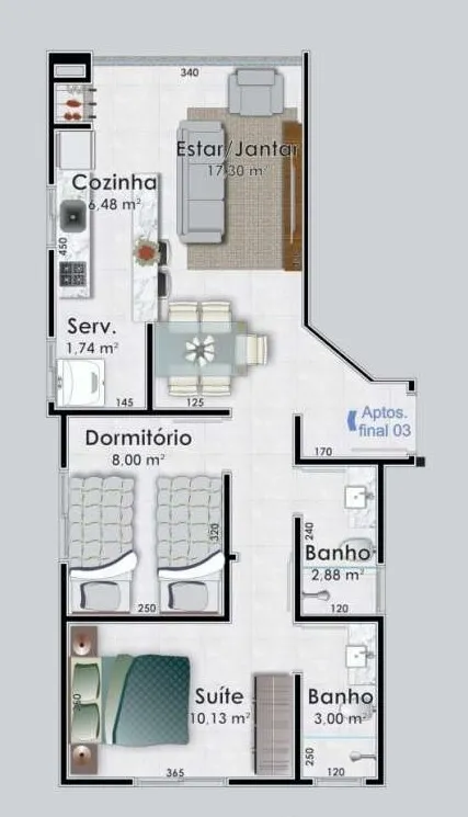 Turquesa - Safira Construtora