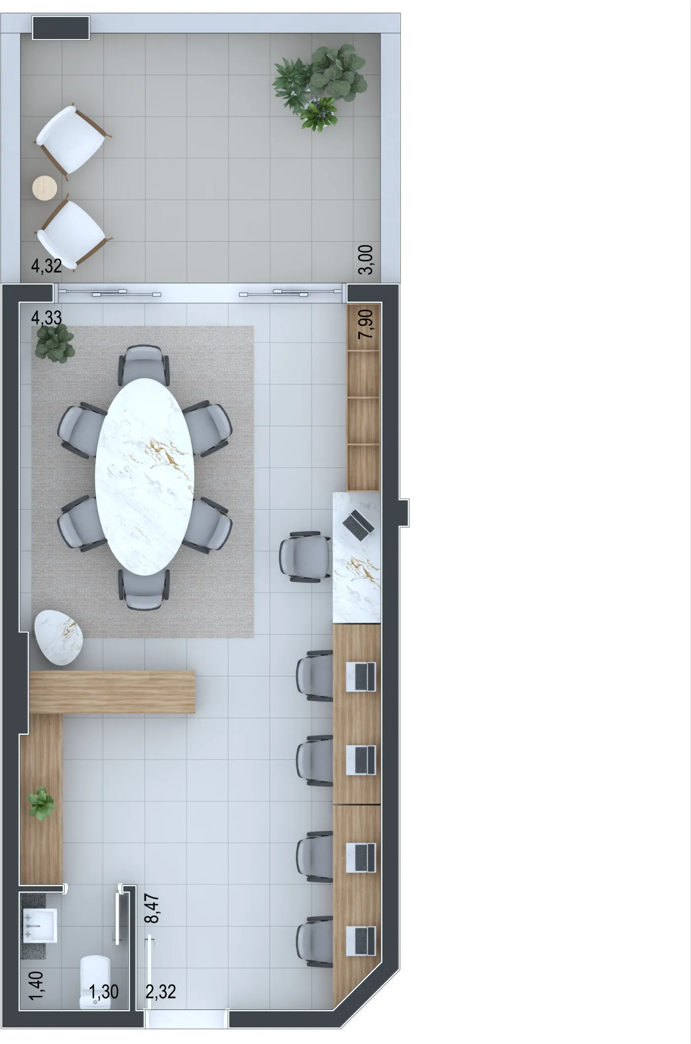 Terrasse Infini - Comercial