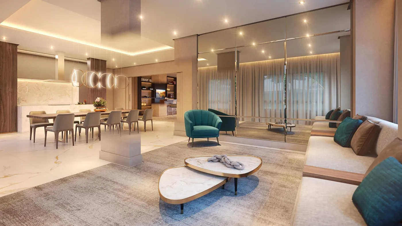 Living Grand Wish Jardim - Living SP