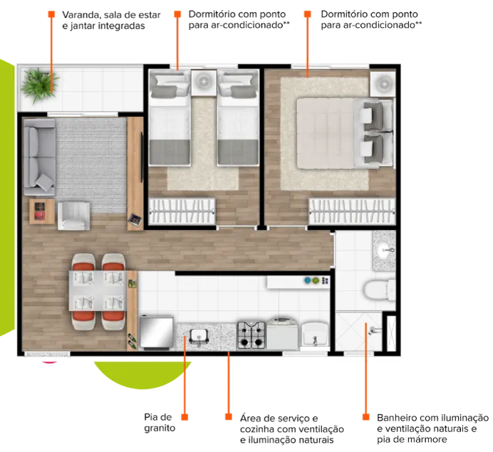Viva e Realize Jardim Garcia 4 - RDZ Empreendimentos