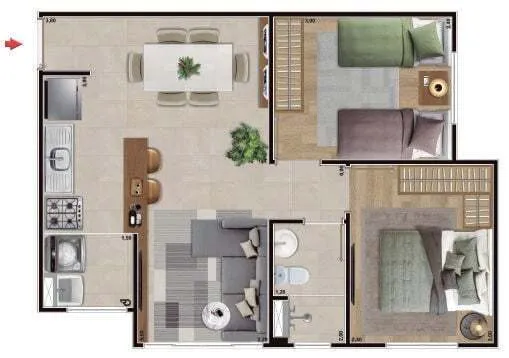 Olinda Ellis Residencial Jerivá - Fase 3