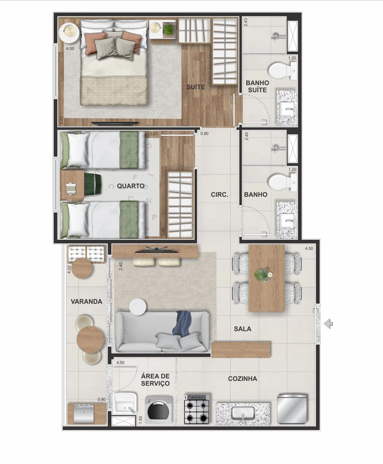 Marine Barra Residence - Riva RJ
