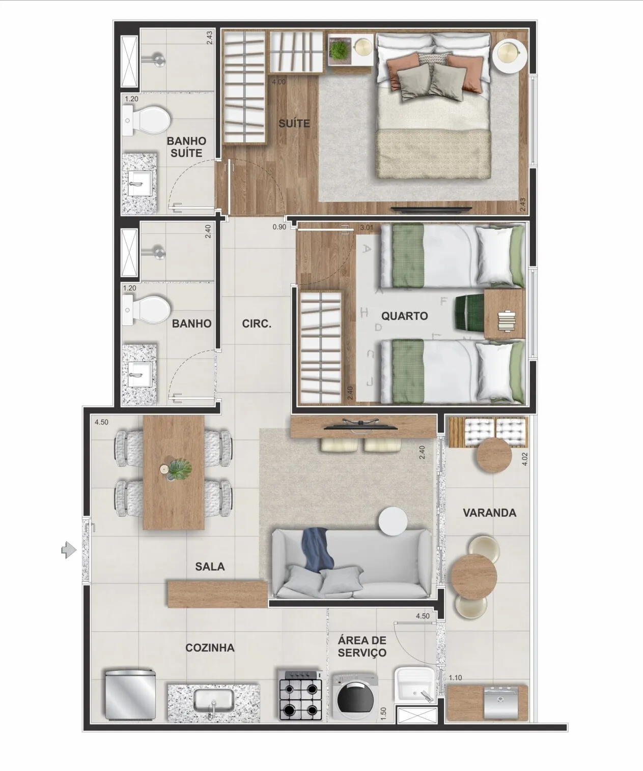 Marine Barra Residence - Riva RJ