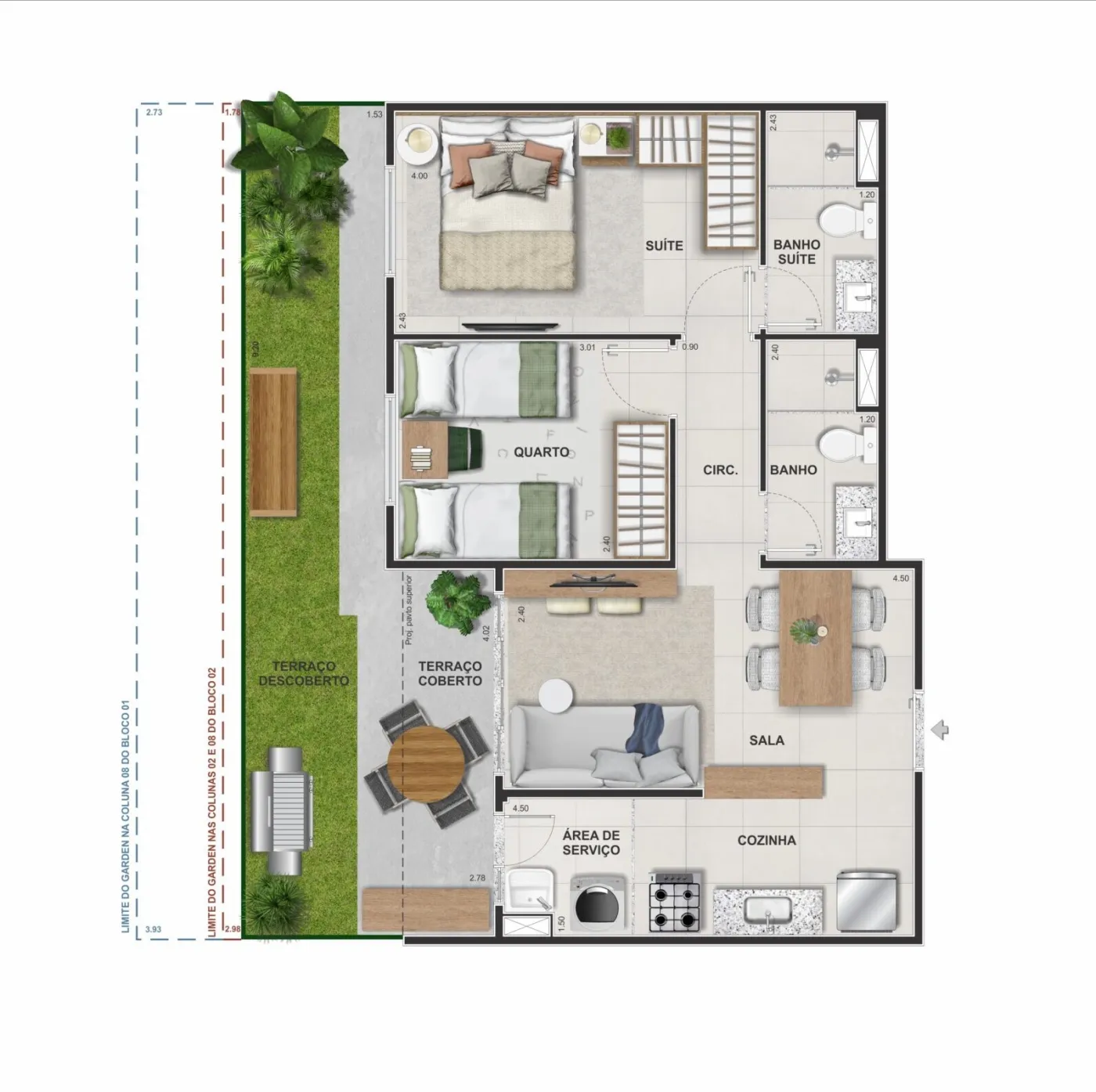 Marine Barra Residence - Riva RJ