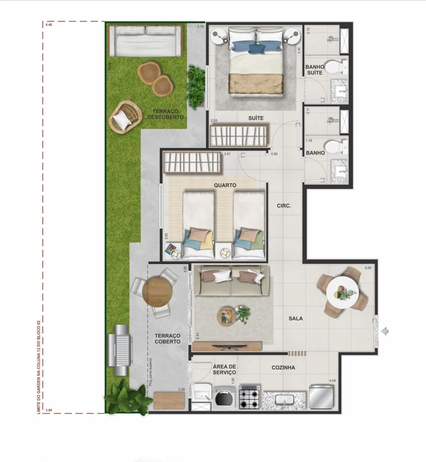 Marine Barra Residence - Riva RJ