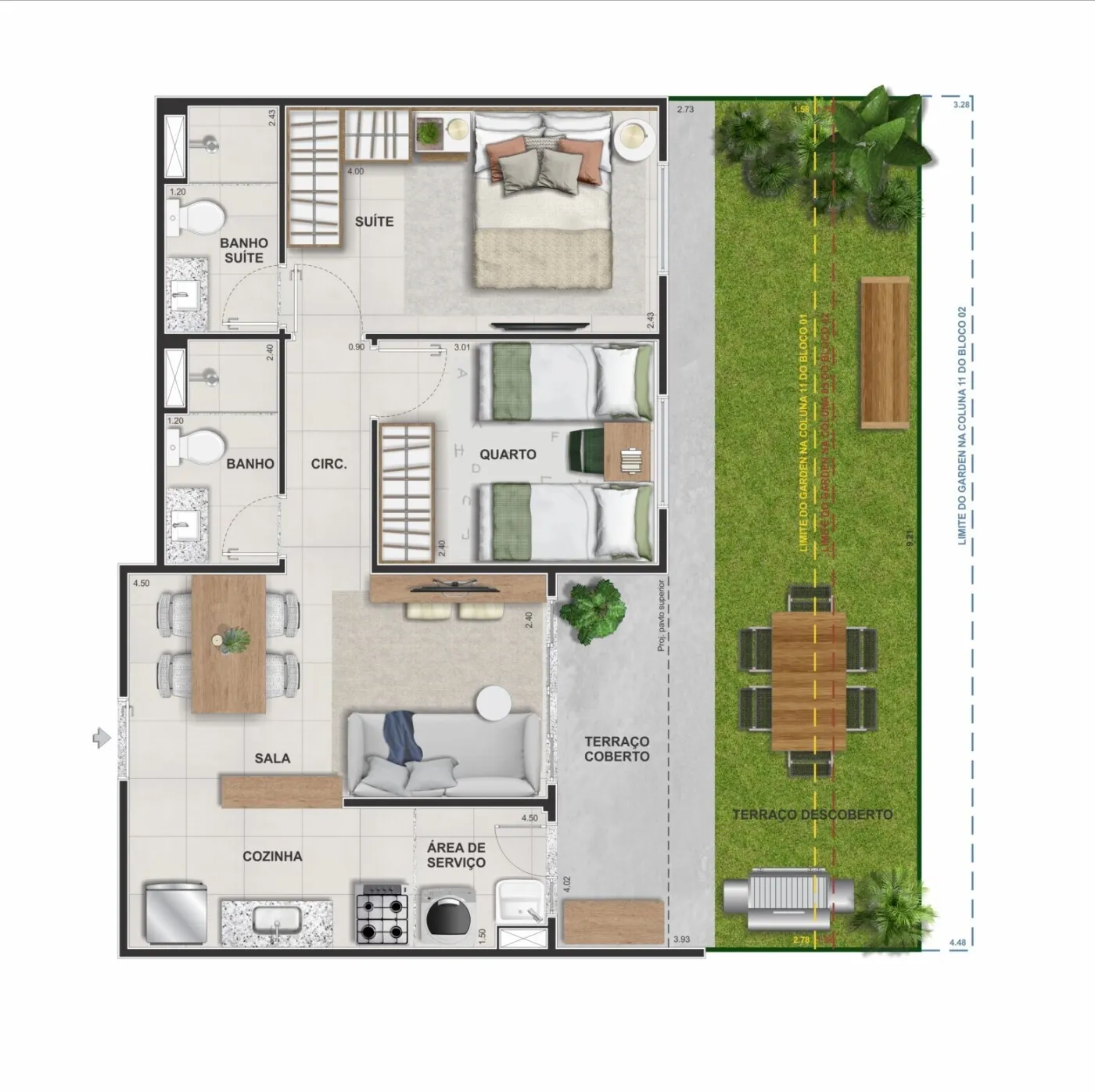 Marine Barra Residence - Riva RJ