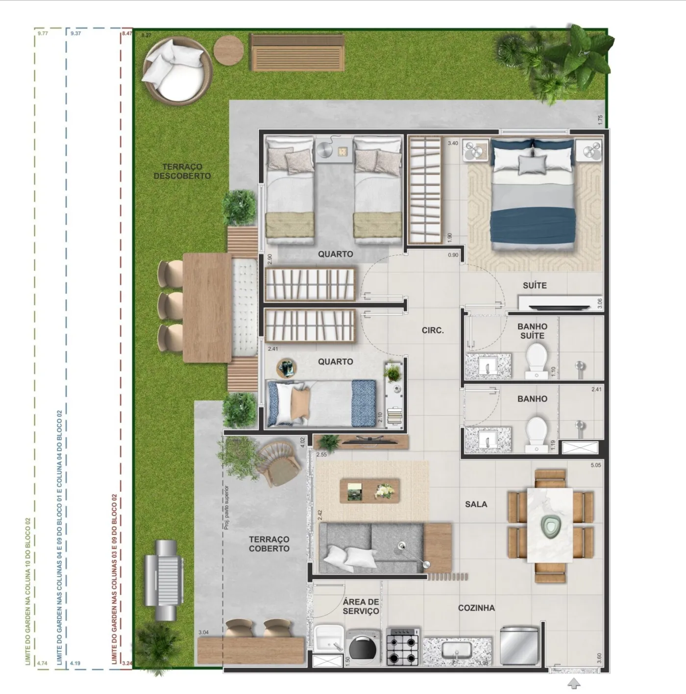 Marine Barra Residence - Riva RJ
