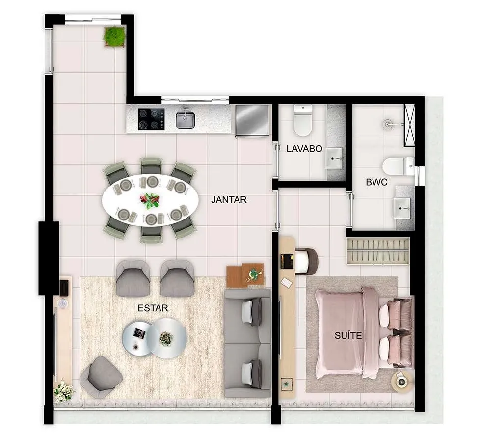 Icon Design Living - Gabriel Bacelar Construções