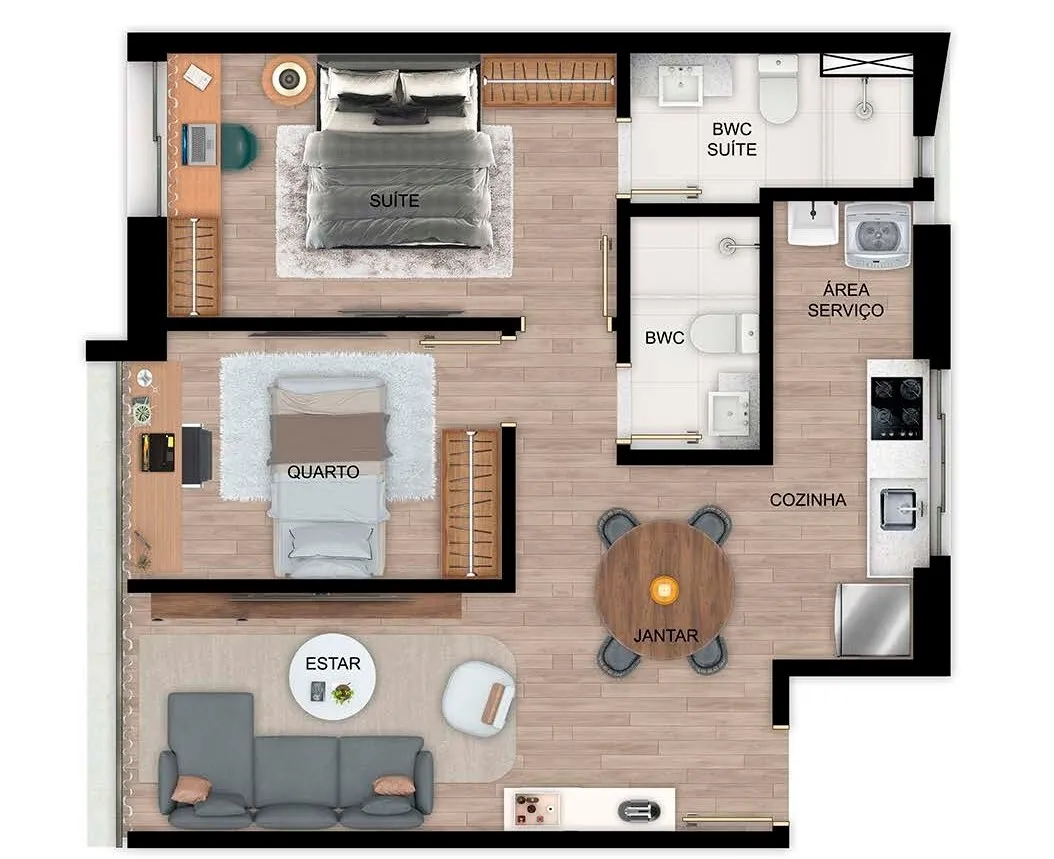 Icon Design Living - Gabriel Bacelar Construções