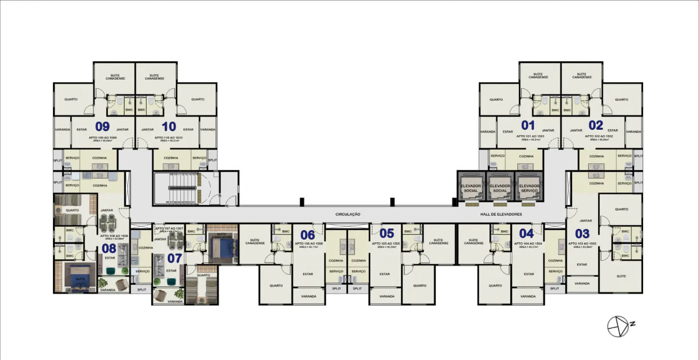 Wimbledon Boa Viagem - CA3 Construtora Wimbledon Boa Viagem - CA3 Construtora