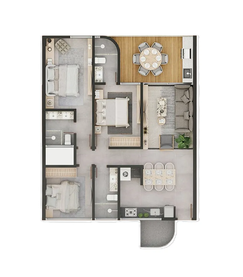 Vivere Praia Concept - Dimensional Construções