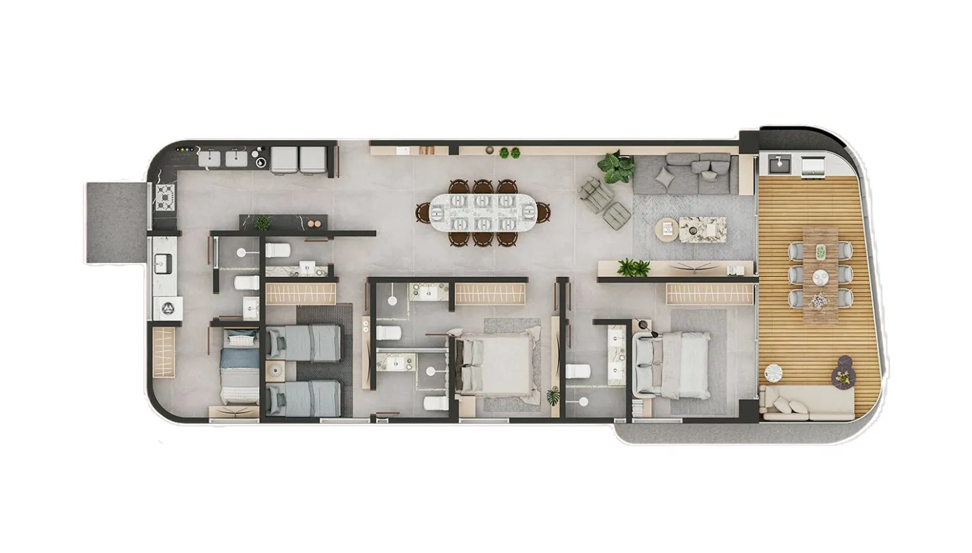 Vivere Praia Concept - Dimensional Construções