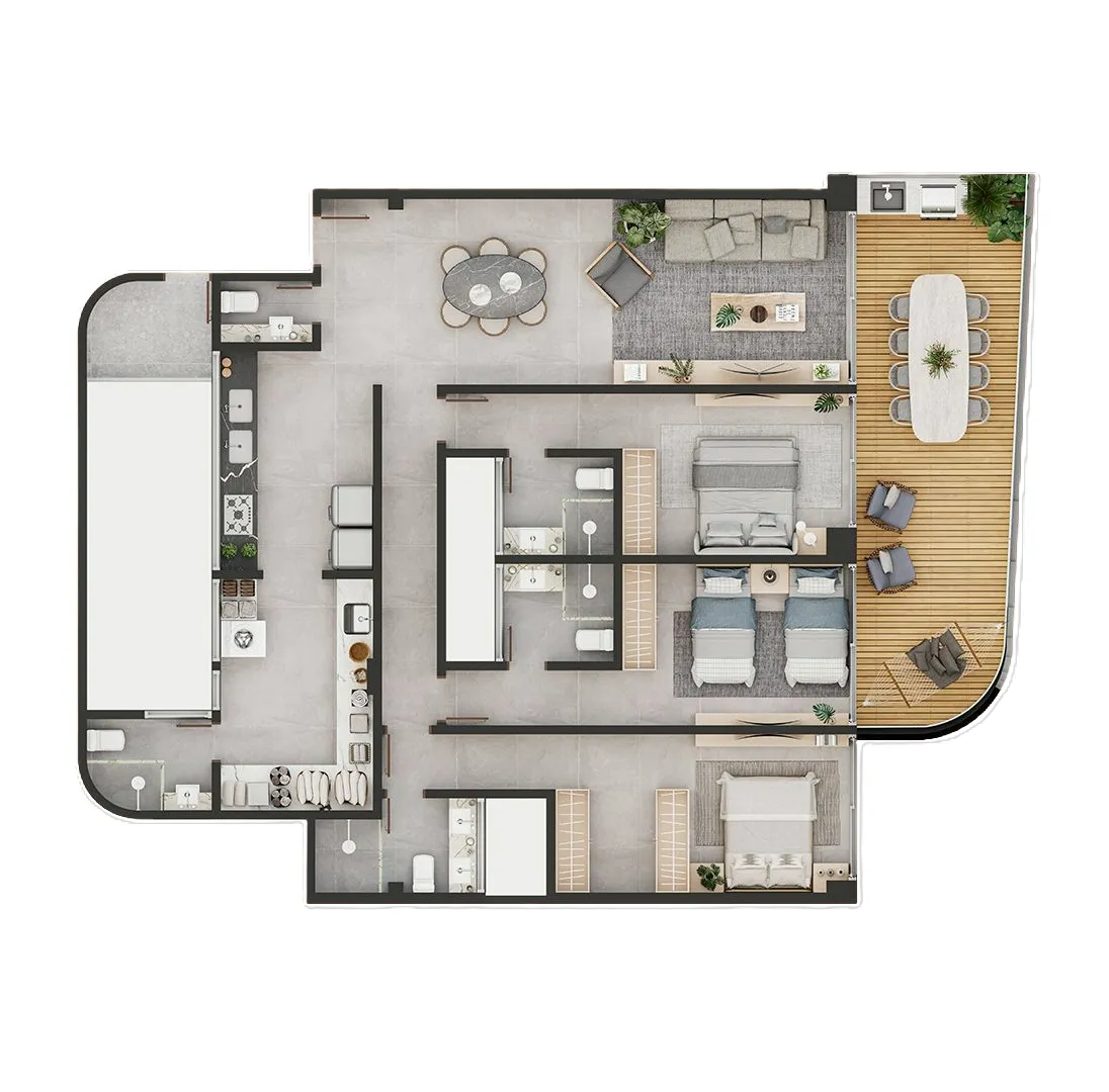 Vivere Praia Concept - Dimensional Construções