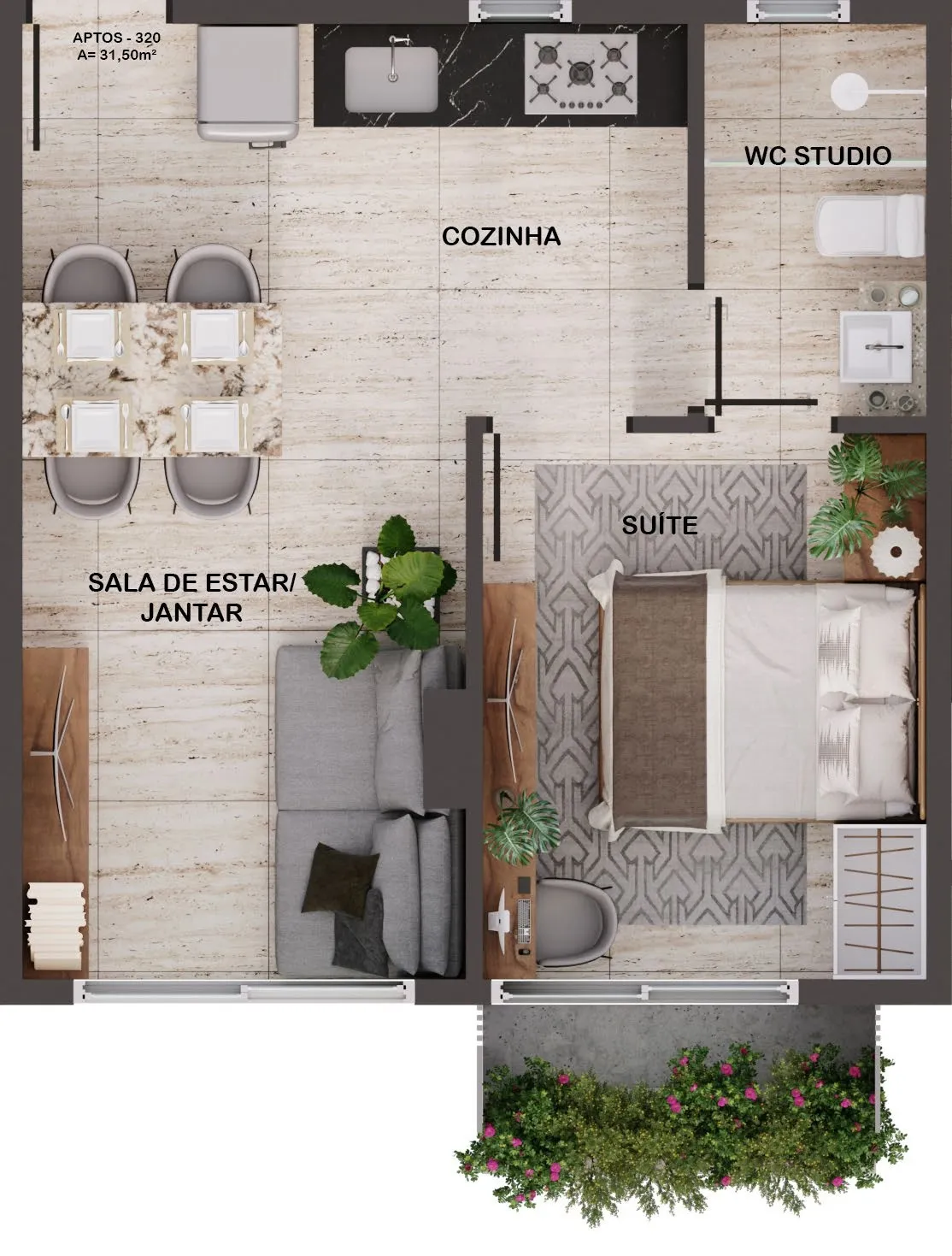 Jardins Al Mare - Ecom Construções
