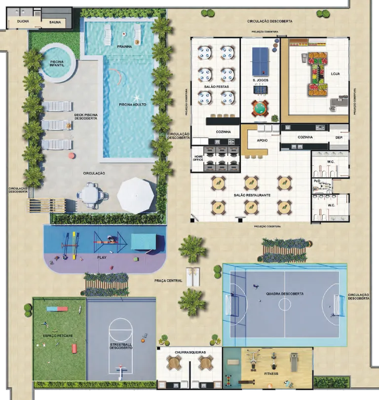 Quattro Residencial Clube - Fase 1