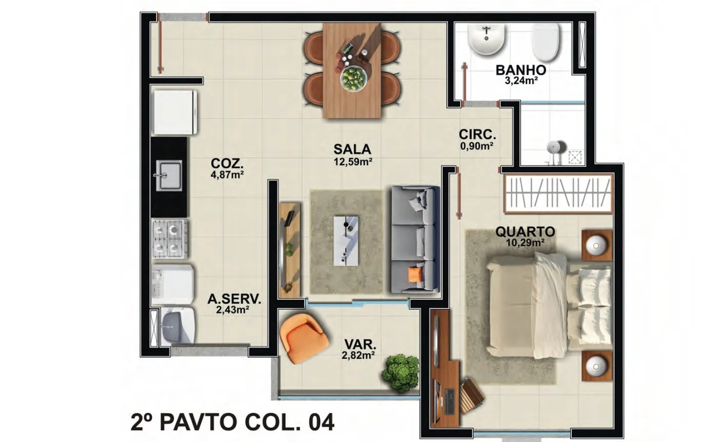 Quattro Residencial Clube - Fase 1