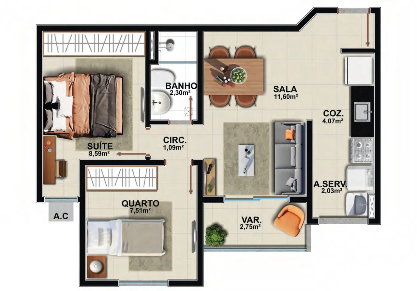 Quattro Residencial Clube - Fase 2