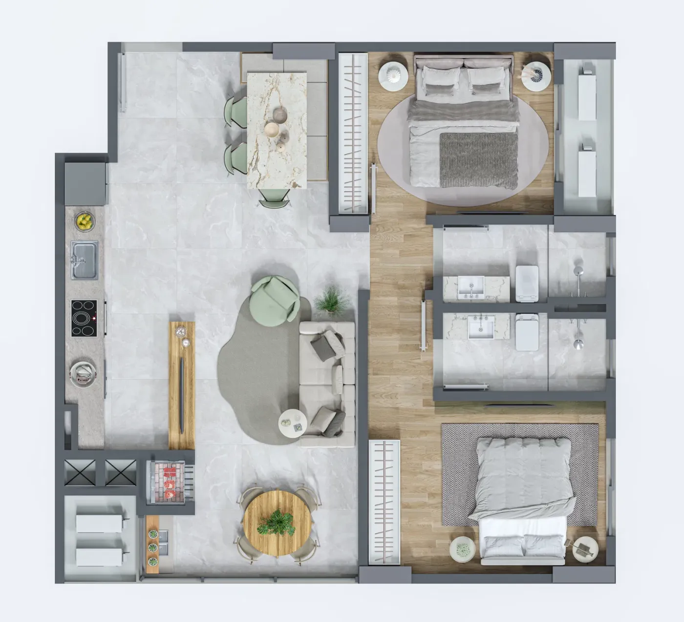 Twin Towers - Residencial Twin Towers - Residencial
